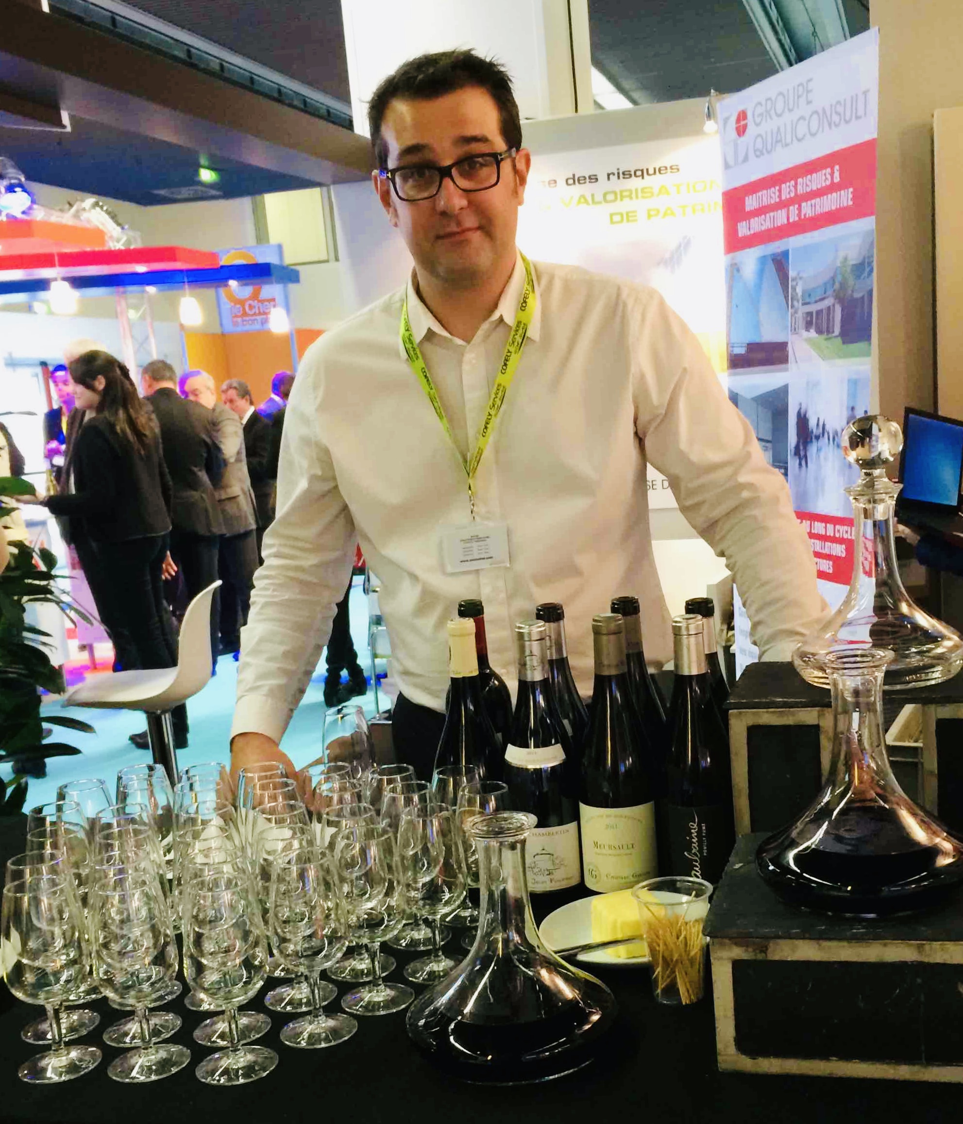 Animation Sommelier Sur Stand Les Furibons Traiteur Paris